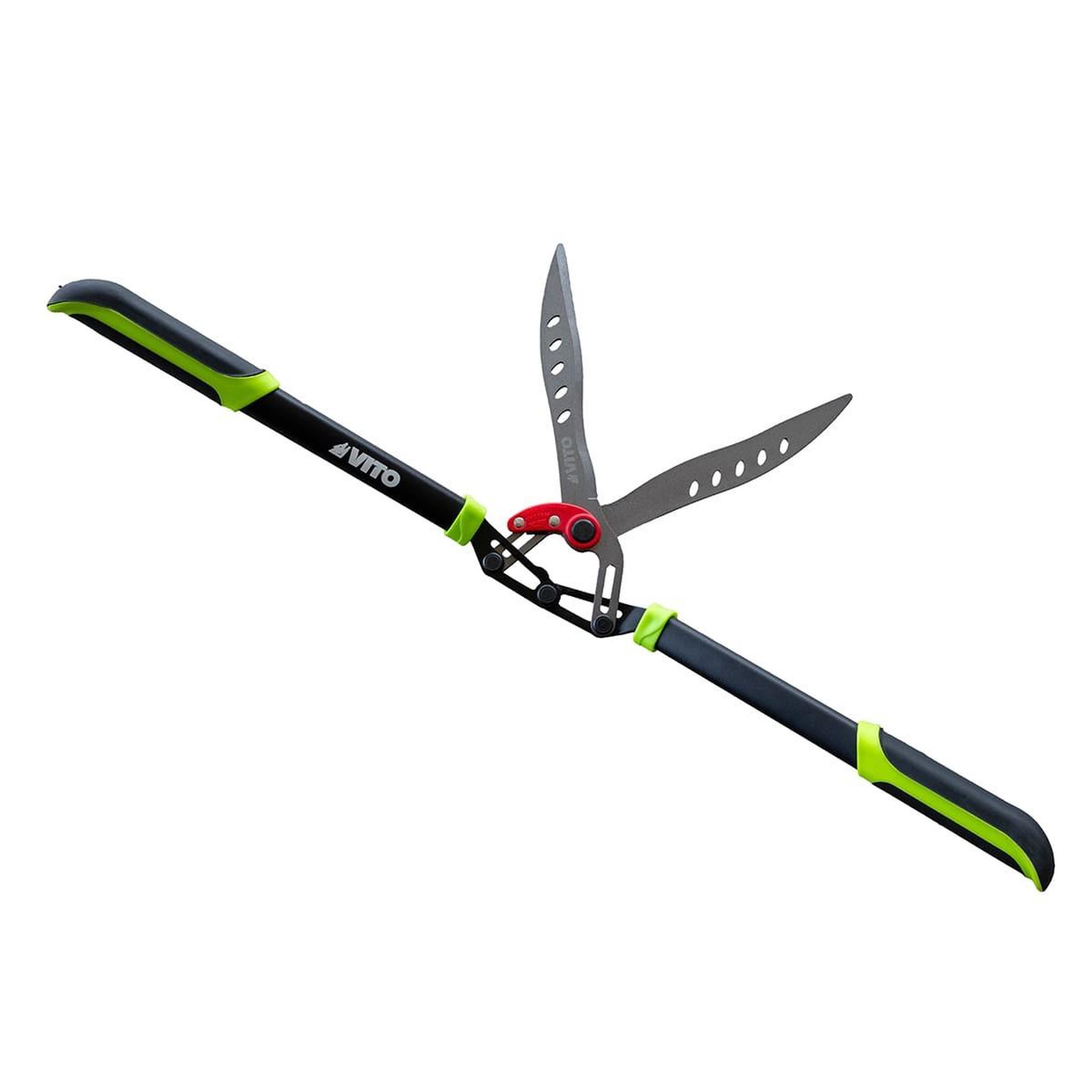 Voir la diapositive 2 : VITO Cisaille de jardin avec levier démultiplicateur lame 27.5cm – sécateur jardin coupe arbustes, haies, branches vito