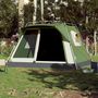 Voir la diapositive 3 : VIDAXL Tente familiale cabine 7 personnes vert degagement rapide