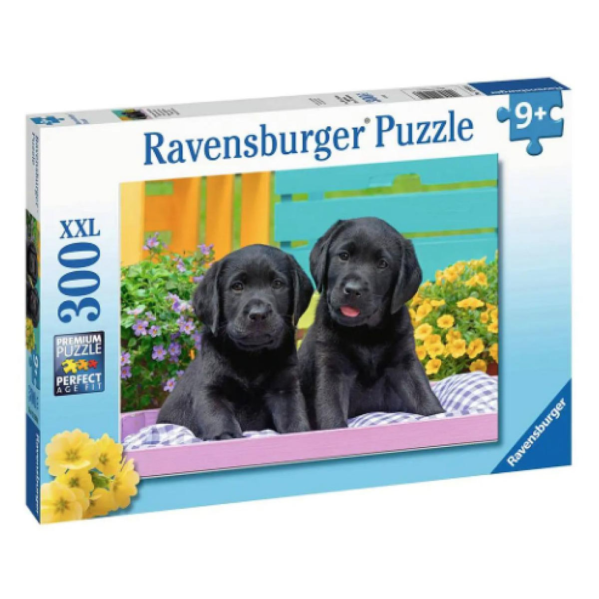 RAVENSBURGER Puzzle 300 p XXL - Labradors noirs