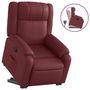 Voir la diapositive 2 : VIDAXL Fauteuil inclinable Rouge bordeaux Similicuir