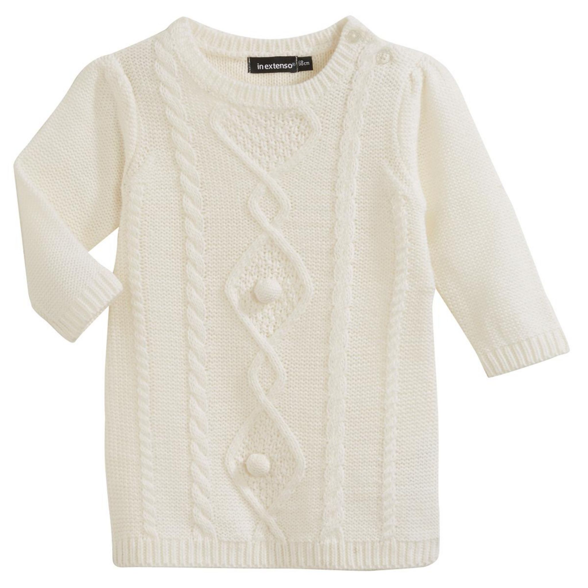 Robe Jacquard à Fleurs Pour Bébé Fille - Taille 6-9 Mois - Occasion Très Bon État