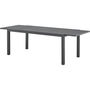 Voir la diapositive 4 : MARKET24 Table de jardin extensible 6 a 8 personnes - Structure et plateau en aluminium - L 180-240 x P 90 x H 75 cm