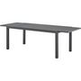 Voir la diapositive 4 : MARKET24 Table de jardin extensible 6 a 8 personnes - Structure et plateau en aluminium - L 180-240 x P 90 x H 75 cm