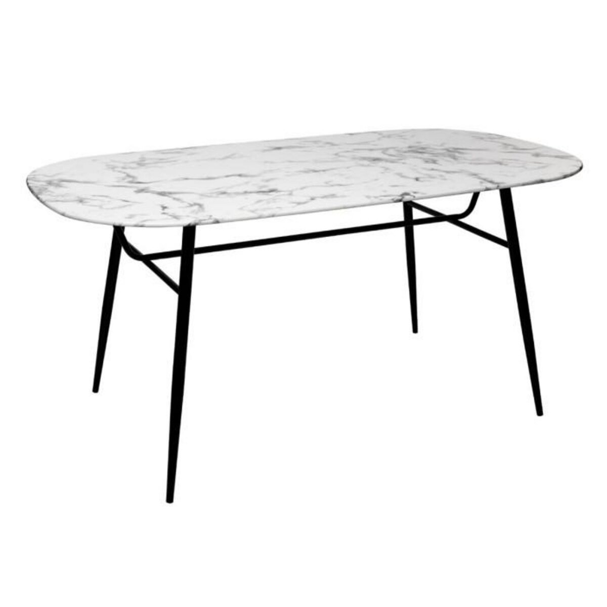 ATMOSPHERA Table à Manger Design  Roxas  160cm Blanc