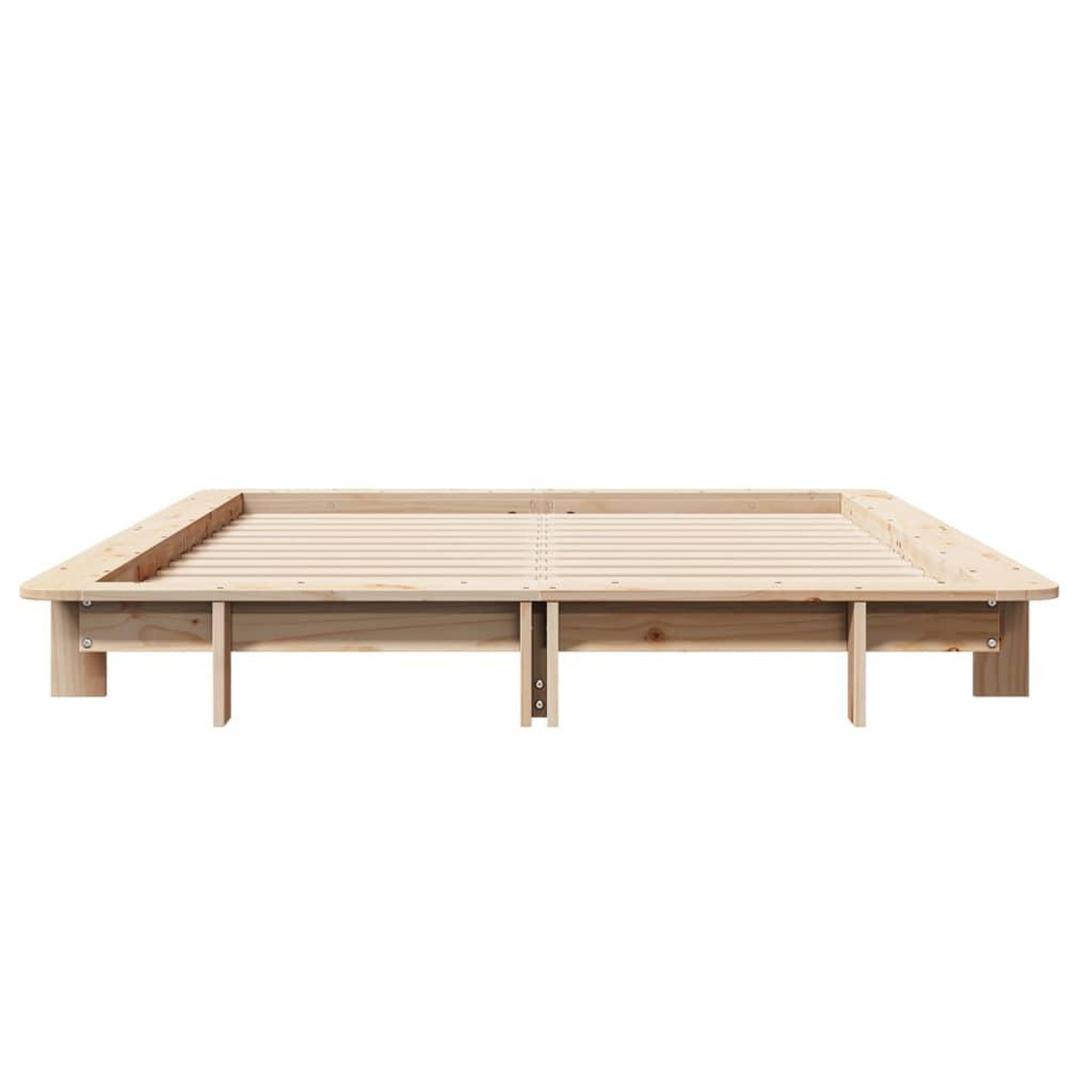 Voir la diapositive 4 : VIDAXL Cadre de lit sans matelas 120x200 cm bois de pin massif