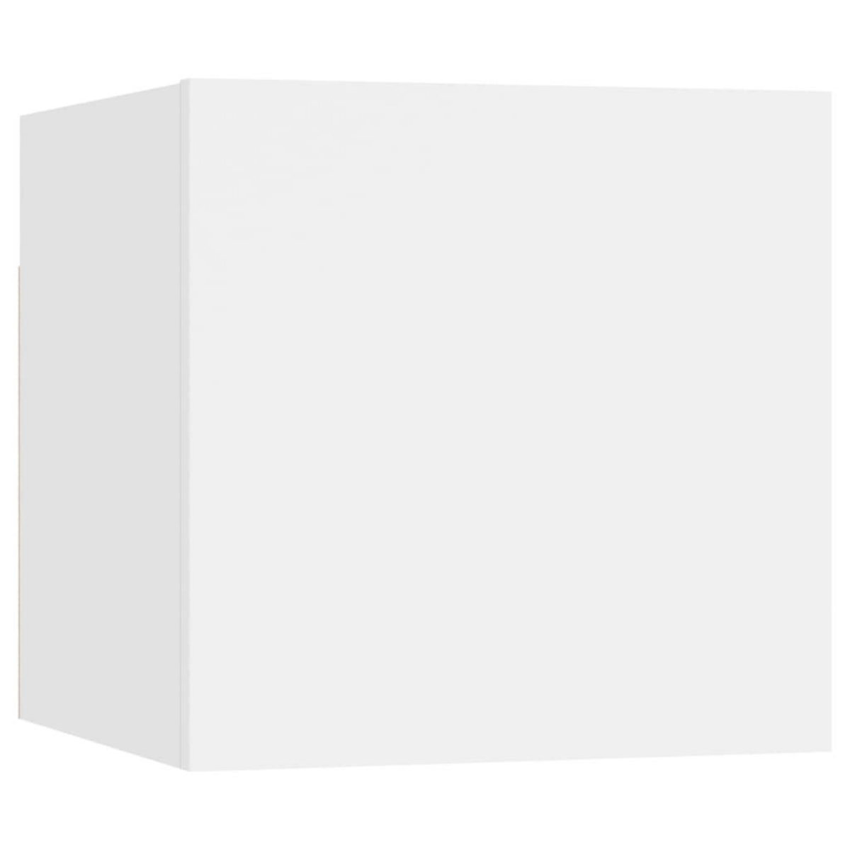 VIDAXL Ensemble de meubles TV 5 pcs Blanc Bois d'ingenierie