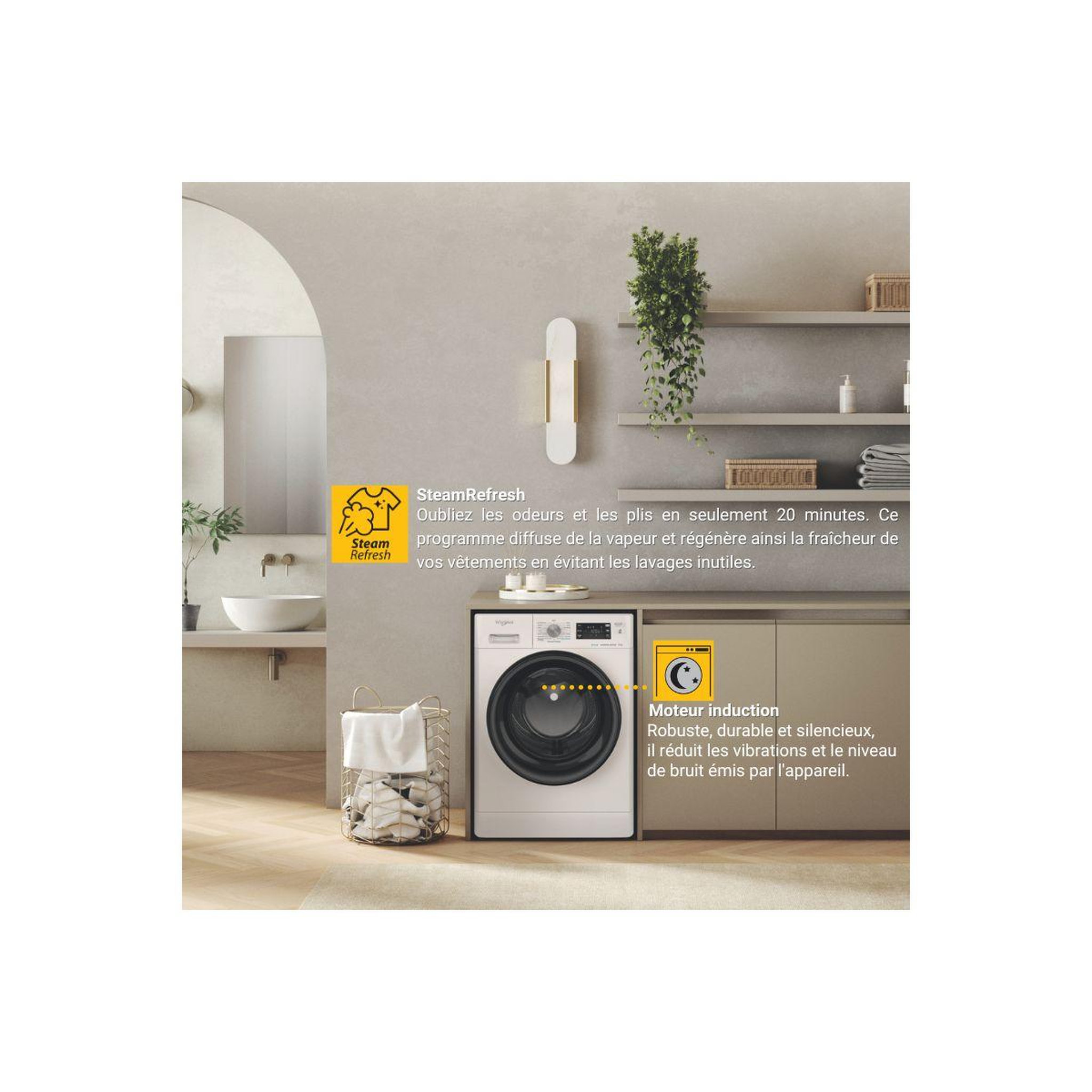 Voir la diapositive 3 : Whirlpool Lave linge hublot ffbp9489bvfr
