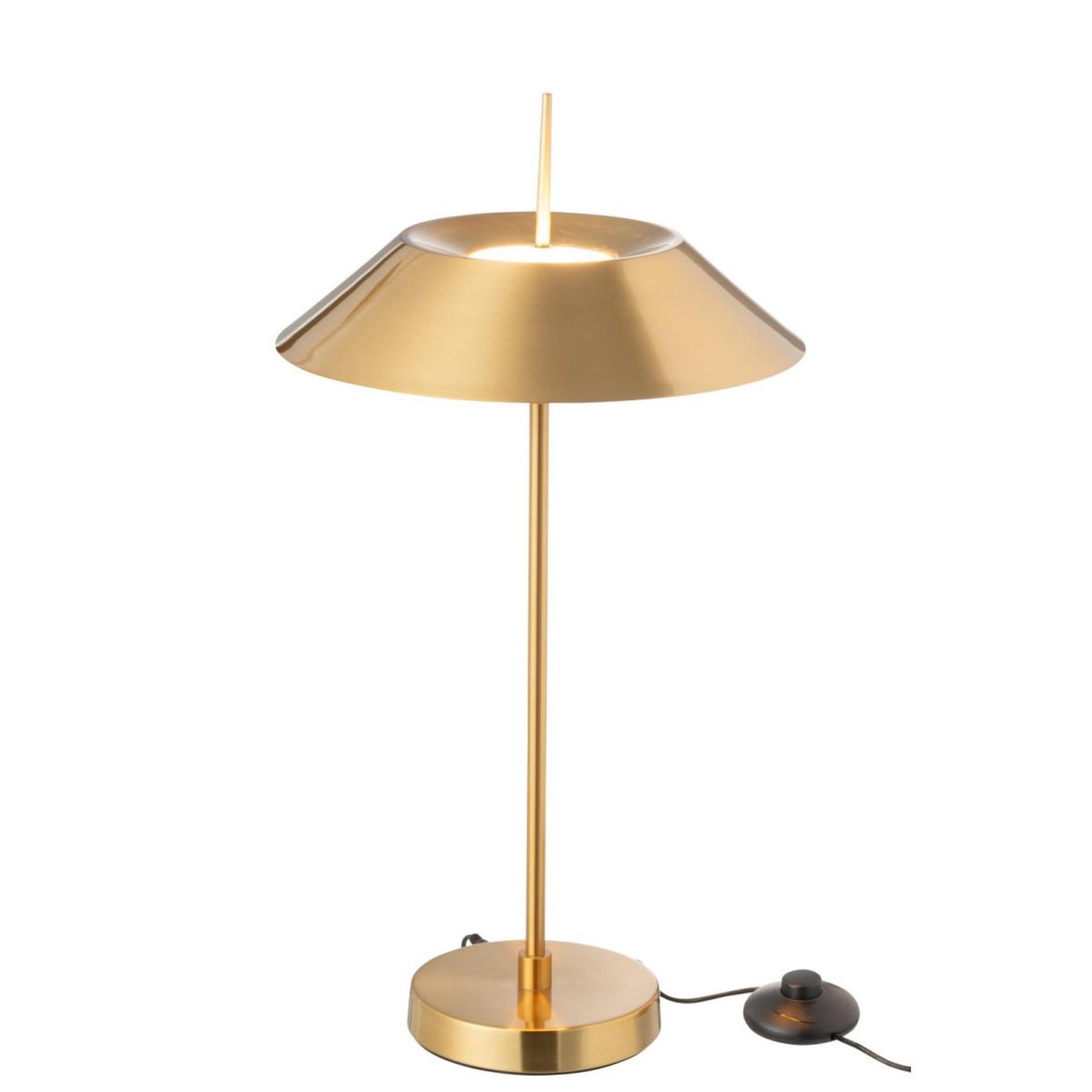 Voir la diapositive 3 : J-LINE Lampe à poser led en métal  britney  56cm or