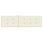 Voir la diapositive 5 : VIDAXL Coussin de chaise de terrasse creme (75+105)x50x4 cm