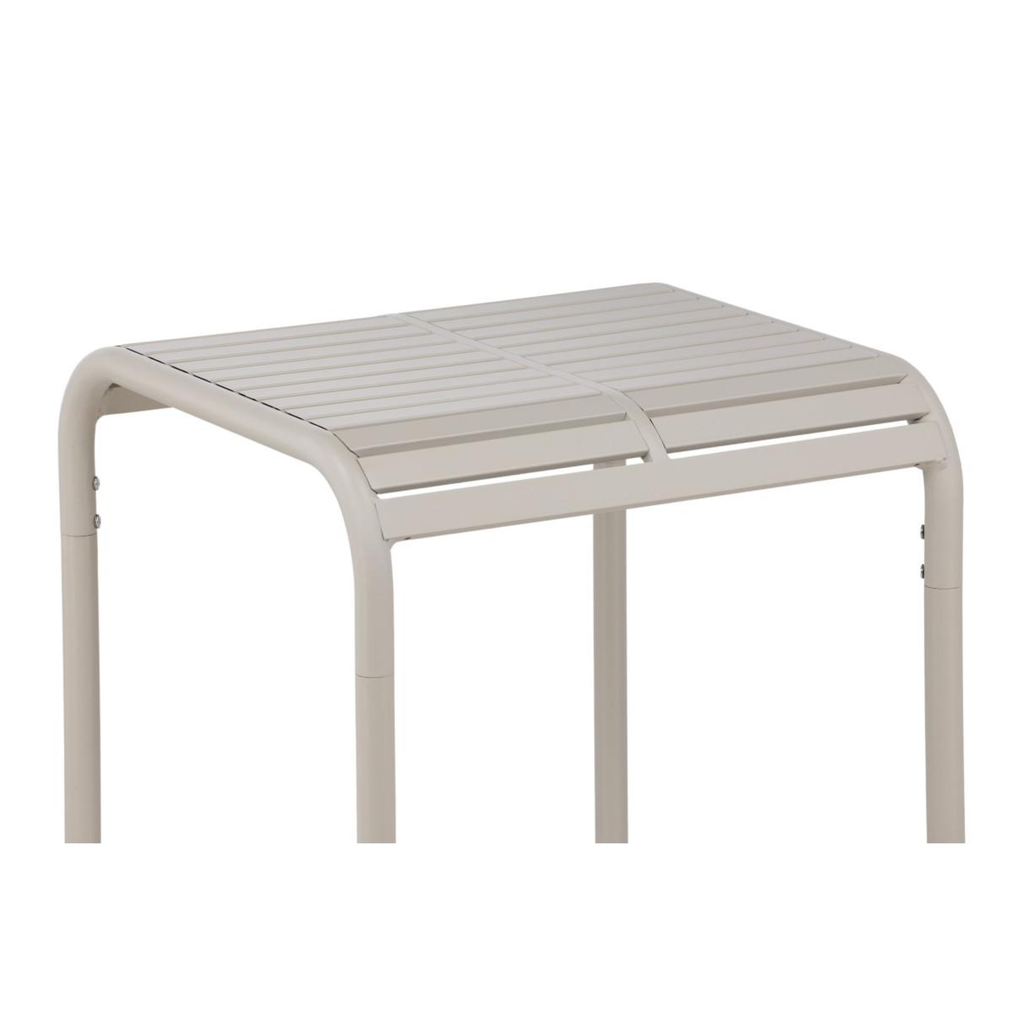 Voir la diapositive 4 : Paris Prix Table de jardin design  borneo  75cm beige