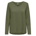 Only T-shirt  Femme Only Harly ML. Coloris disponibles : Vert