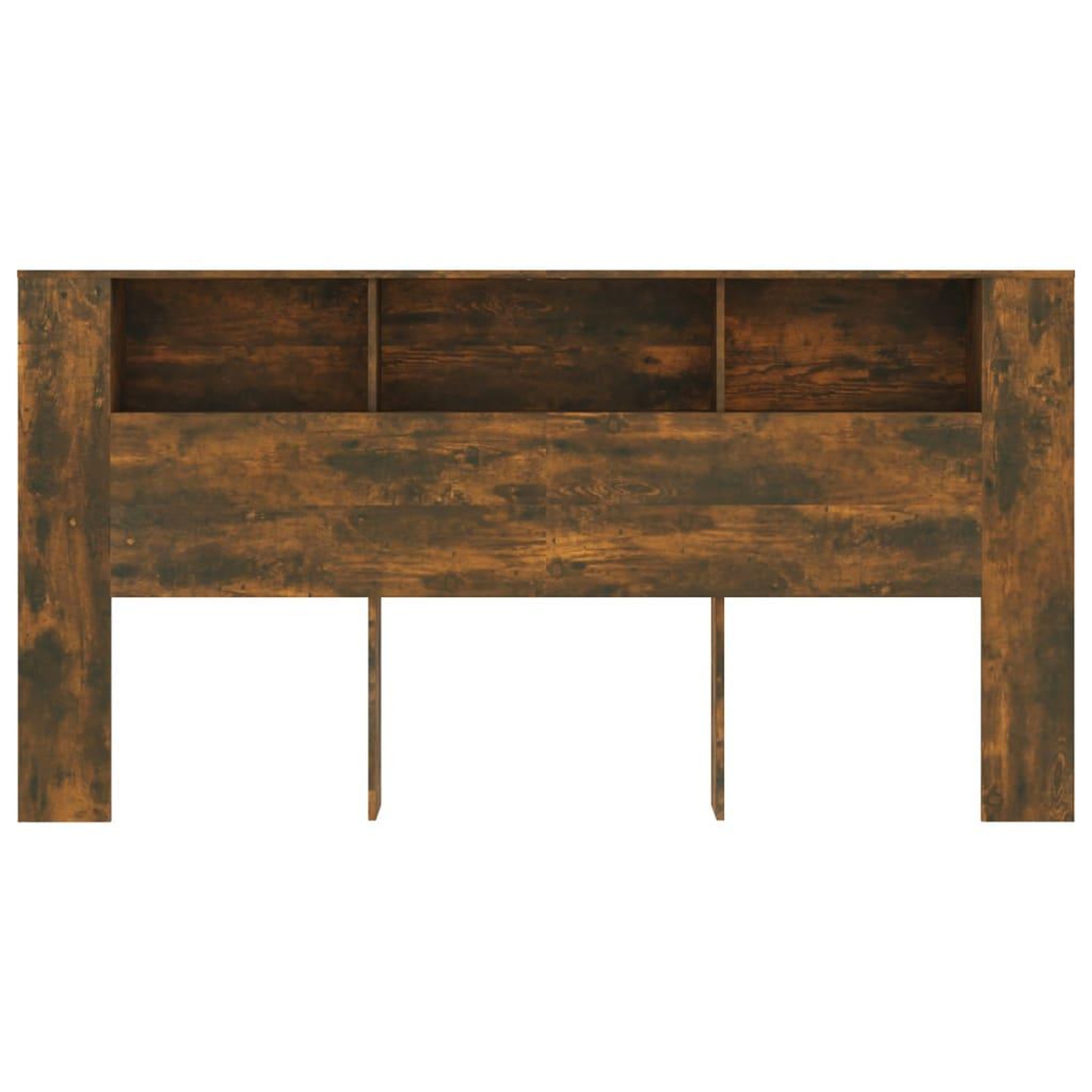 Voir la diapositive 3 : VIDAXL Armoire de tete de lit 200x18,5x104,5 cm bois d'ingenierie