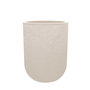 Voir la diapositive 1 : Eda Pot de fleurs rond en plastique Volcania UP - Beige calcaire - Ø 50 cm - Eda