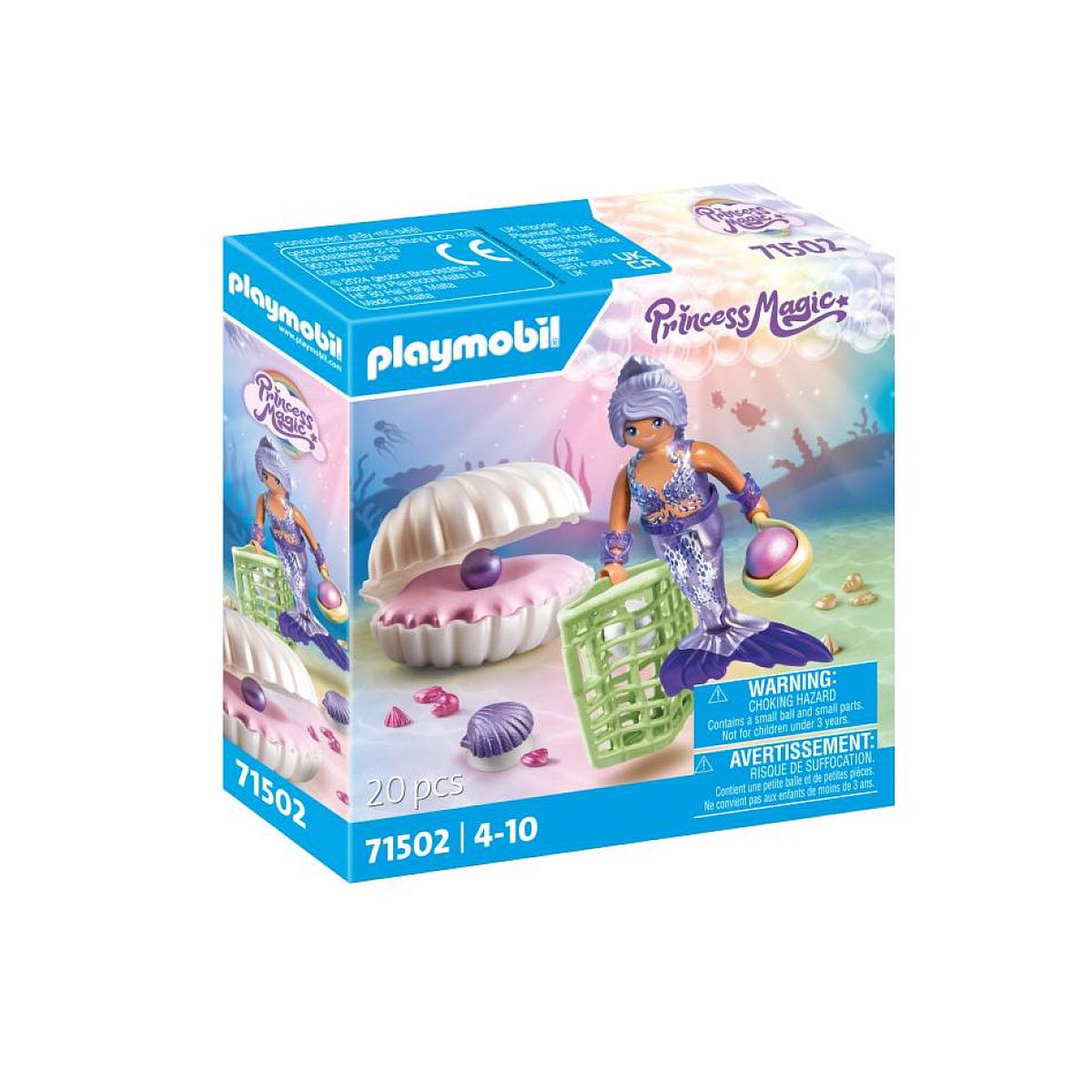 PLAYMOBIL 71502 - Sirène avec coquillage et perle