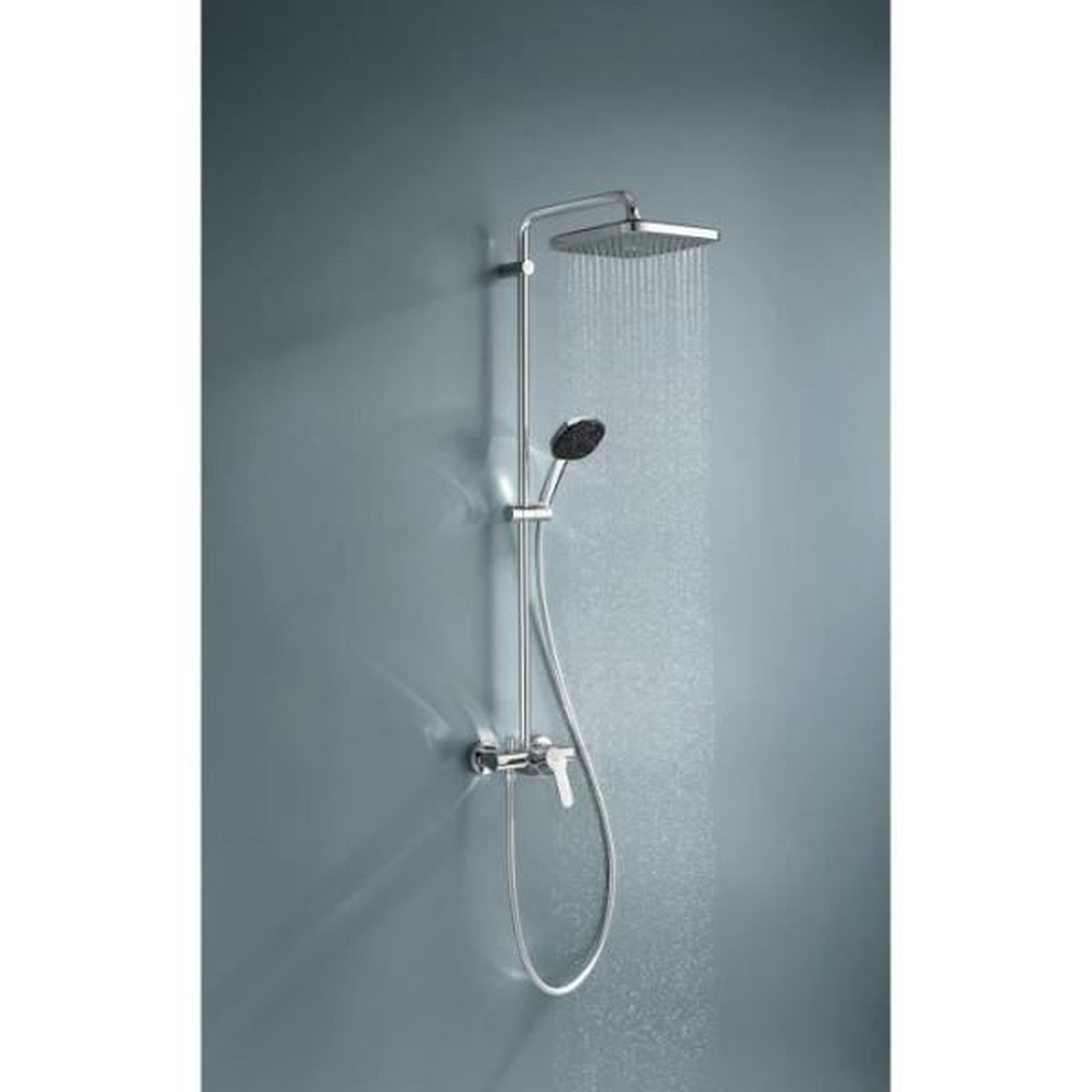 Voir la diapositive 4 : Grohe Colonne de douche avec mitigeur monocommande - economie d'eau - grohe vitalio comfort 250 - chromé - 26985001