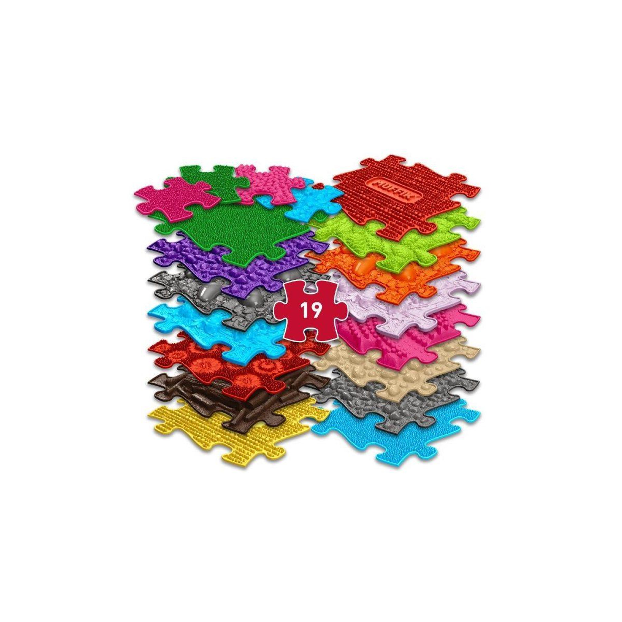 MUFFIK Tapis sensoriel  ensemble xxl - 19 pièces