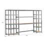 Voir la diapositive 2 : Concept rangement de garage MODULÖ STORAGE SYSTEME EXTENSION 4 étagères 21 plateaux longueur 300 cm