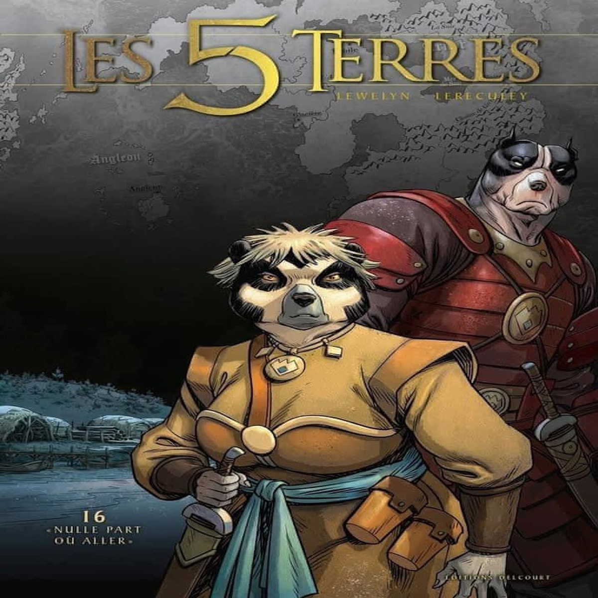 LES 5 TERRES : CYCLE III - ARNOR TOME 16 :  NULLE PART OU ALLER , Lewelyn