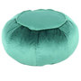Voir la diapositive 1 : Paris Prix Pouf Rond en Velours  Taj Mahal  65cm Vert