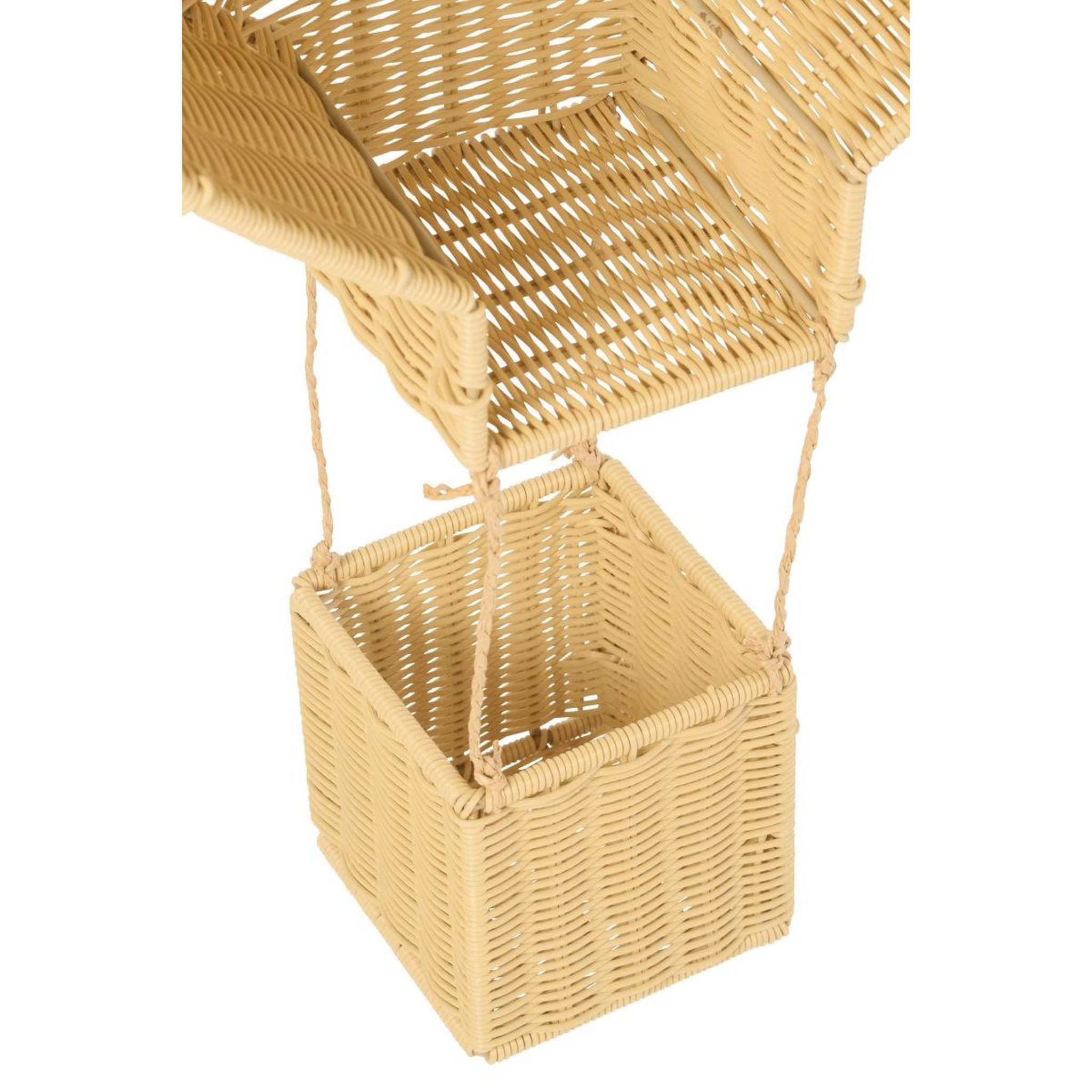 Voir la diapositive 5 : J-LINE Étagère murale montgolfière  porfirio  100cm naturel