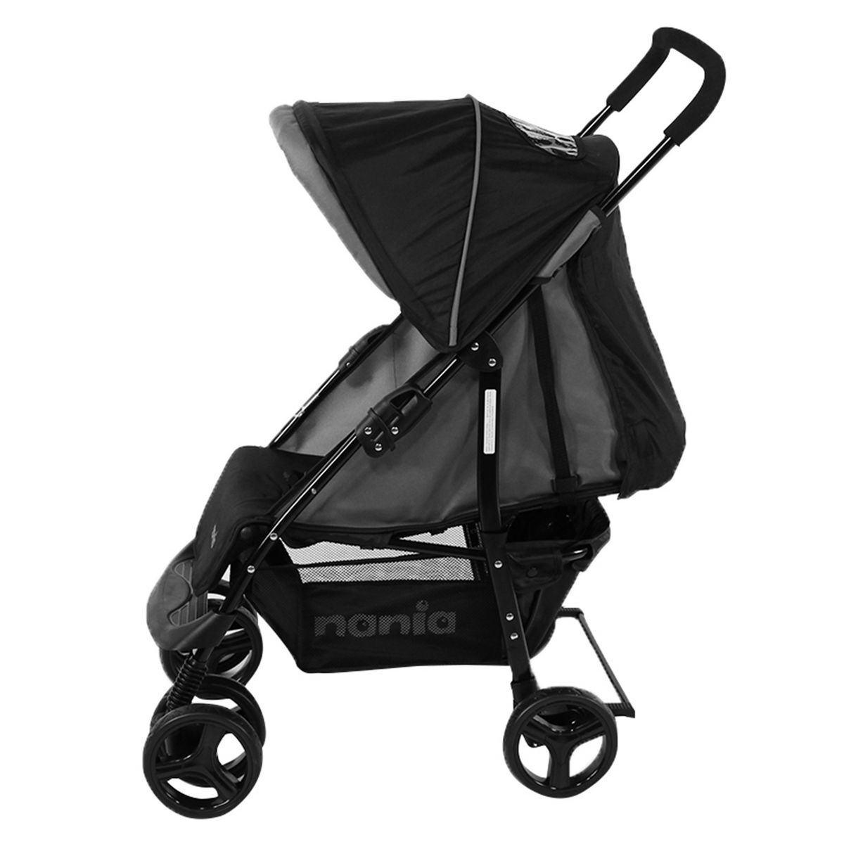 NANIA Poussette combinée 3 en 1 TEXAS + Siège auto BEONE EVO R129 i-Size + Nacelle FLORA