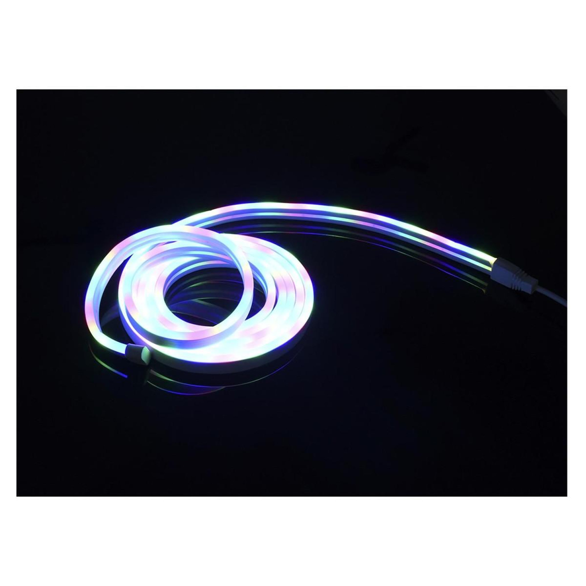 Voir la diapositive 4 : The Home Deco Factory Ruban led  luminosité réglable  2m multicolore