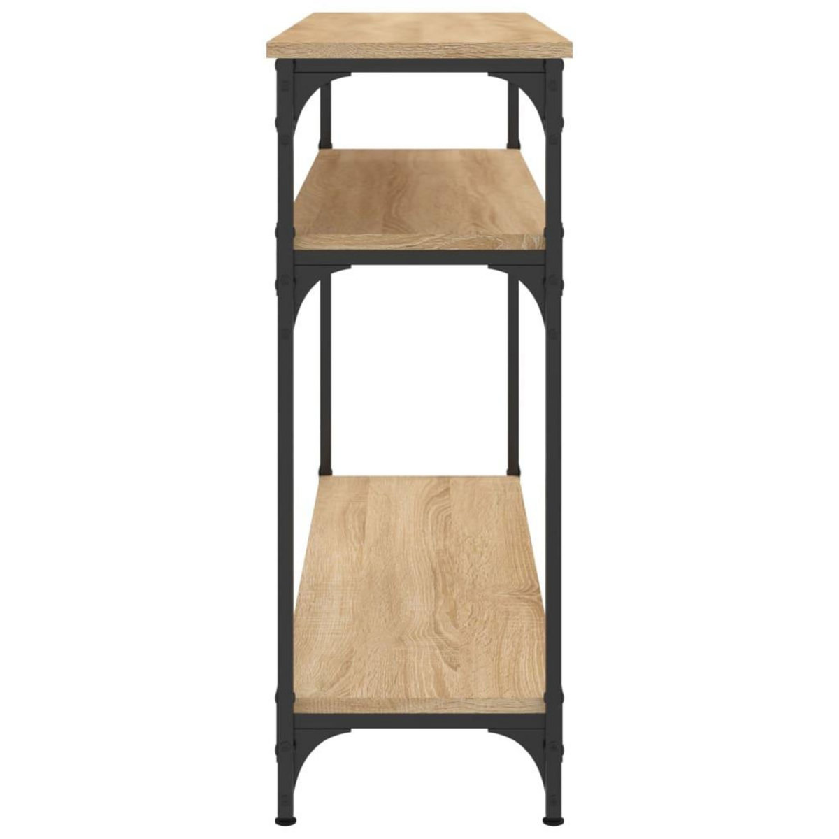 VIDAXL Table console chene sonoma 100x29x75 cm bois d'ingenierie