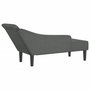 Voir la diapositive 5 : VIDAXL Chaise longue avec coussins gris fonce tissu