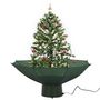 Voir la diapositive 2 : VIDAXL Arbre de Noël neigeux avec base de parapluie Vert 75 cm