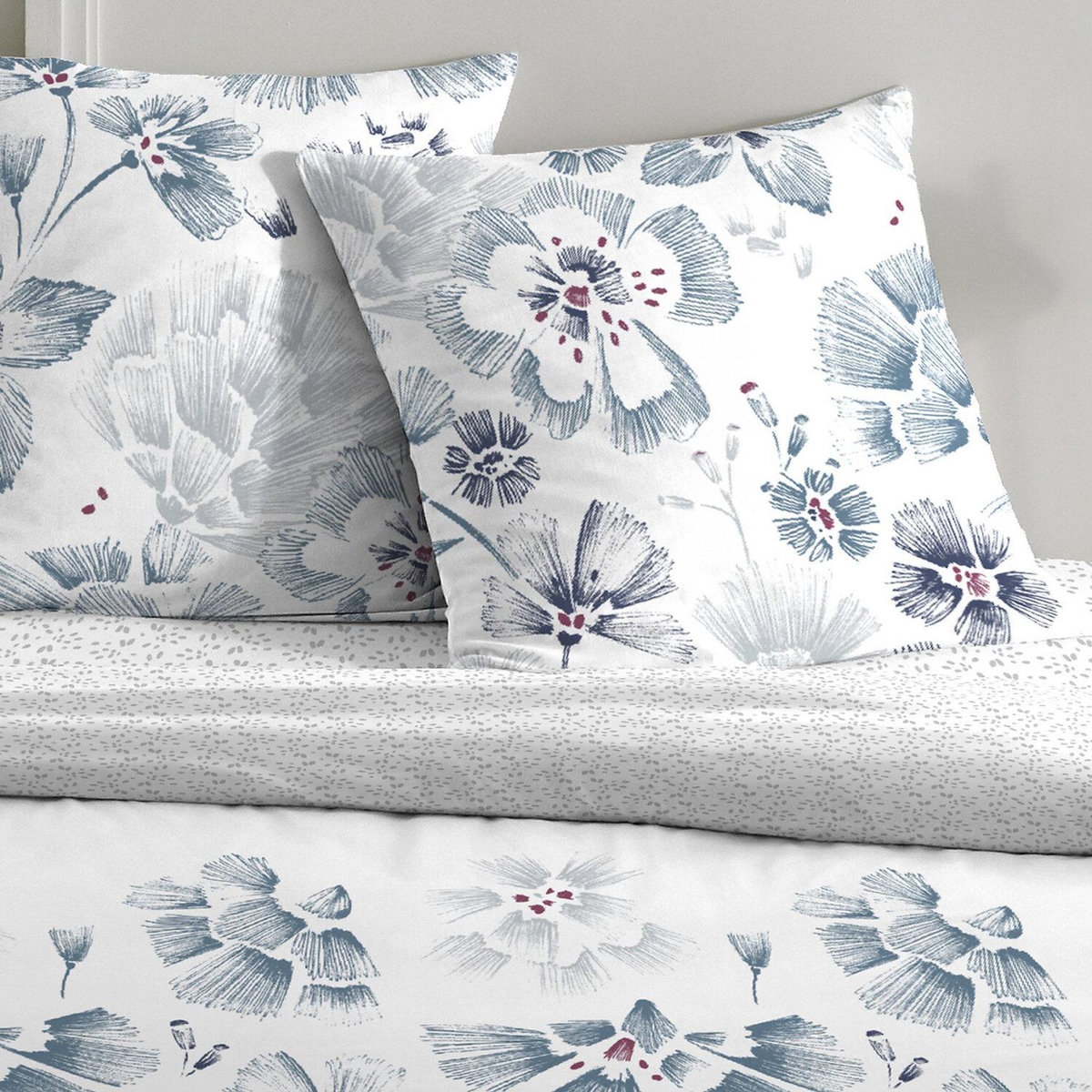 Home collection Parure housse de couette 100% coton 57 fils ambre