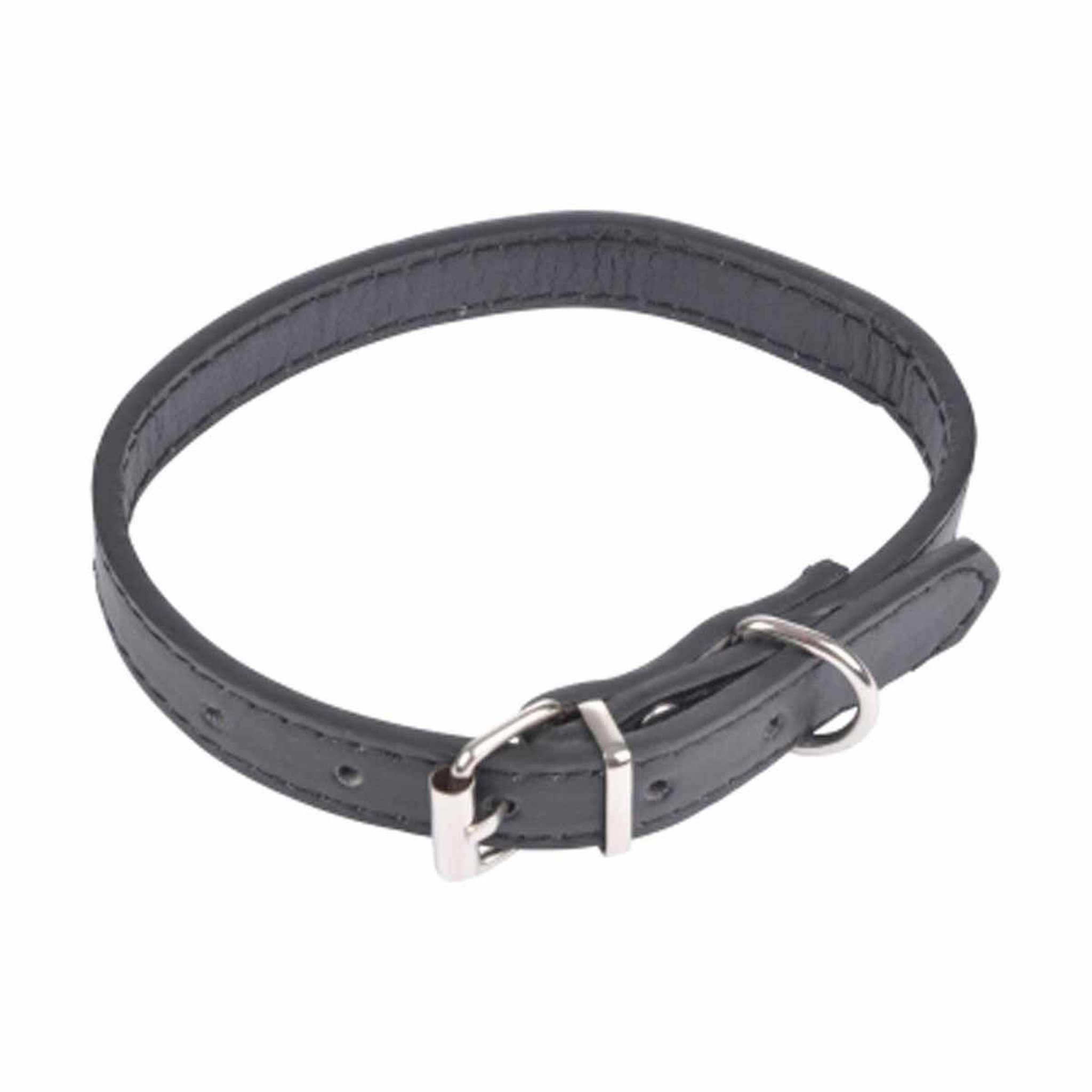 HOMEA Collier pour chien  design uni  40cm noir