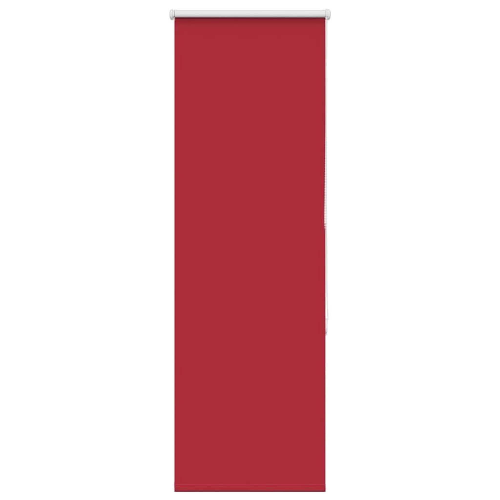 Voir la diapositive 2 : VIDAXL Store enrouleur occultant rouge largeur du tissu 55,7 cm