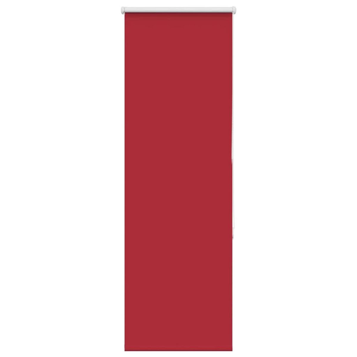 VIDAXL Store enrouleur occultant rouge largeur du tissu 55,7 cm