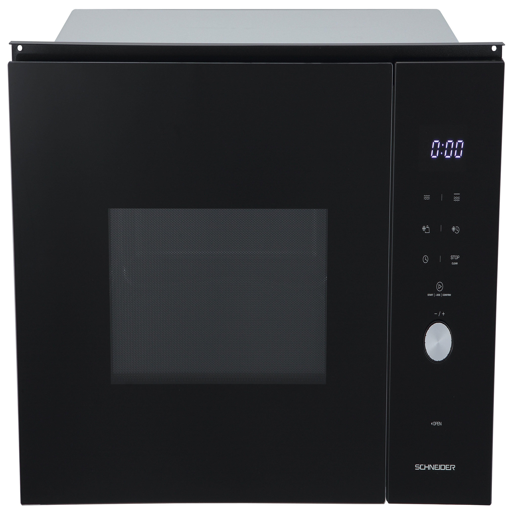 Voir la diapositive 4 : SCHNEIDER Four Micro-ondes gril 38 cm encastrable 25L Noir - SCMW2538GB