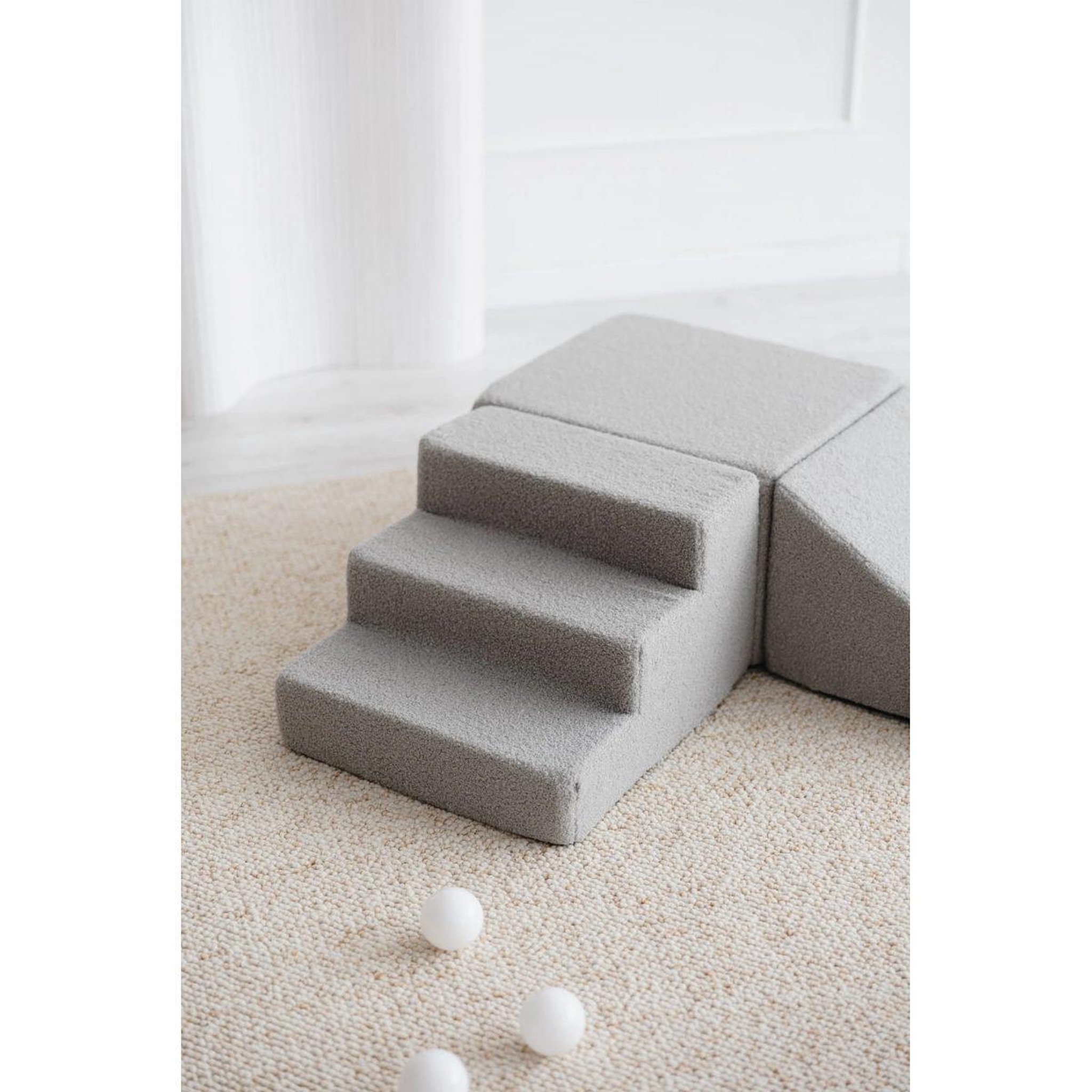 Voir la diapositive 2 : MONIO FOR KIDS Parcours de motricité 3 modules en mousse — Gris
