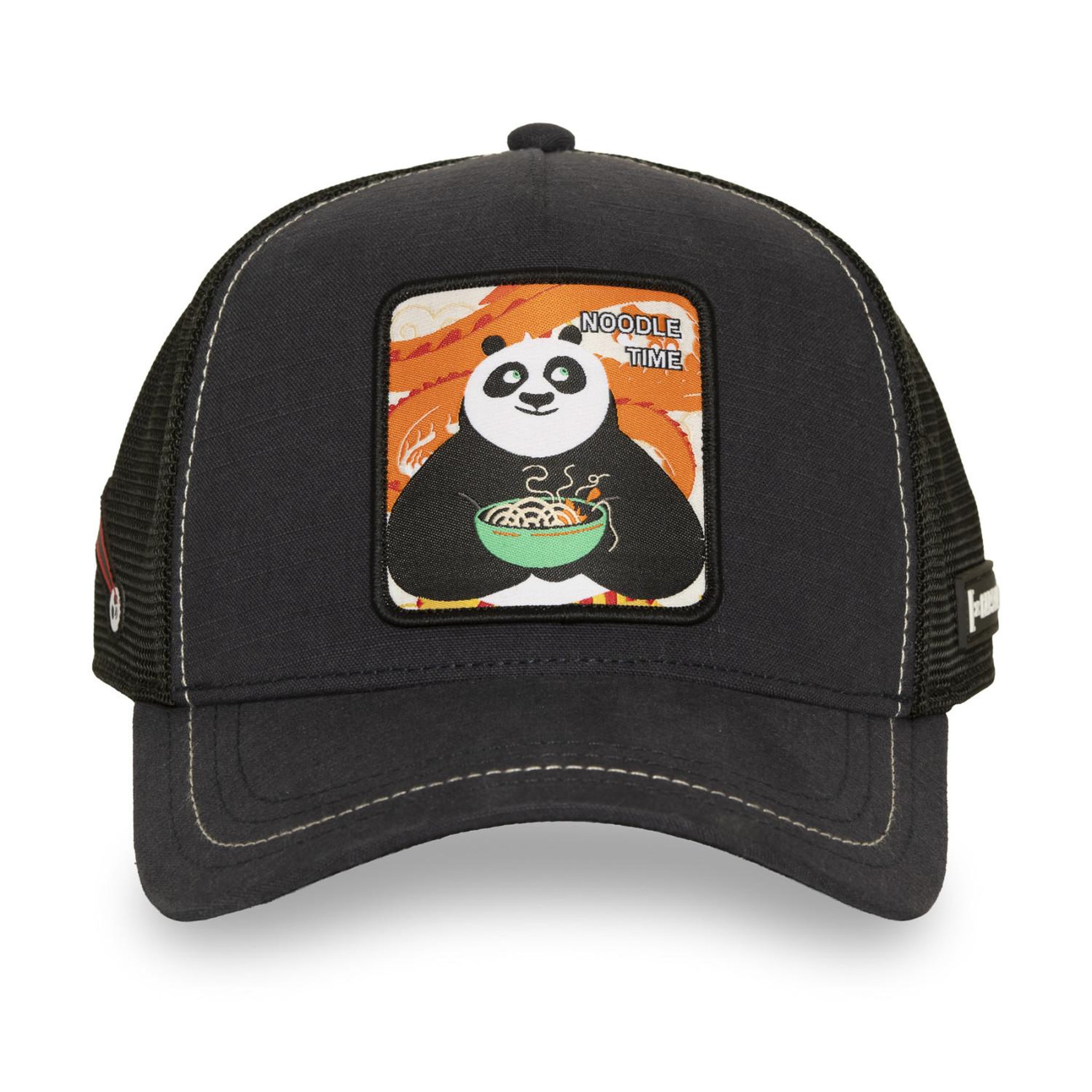 Voir la diapositive 2 : CAPSLAB Casquette trucker premium avec filet et patch Kung fu Panda 2