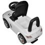 Voir la diapositive 6 : VIDAXL Voiture à pousser par pieds pour enfants blanc