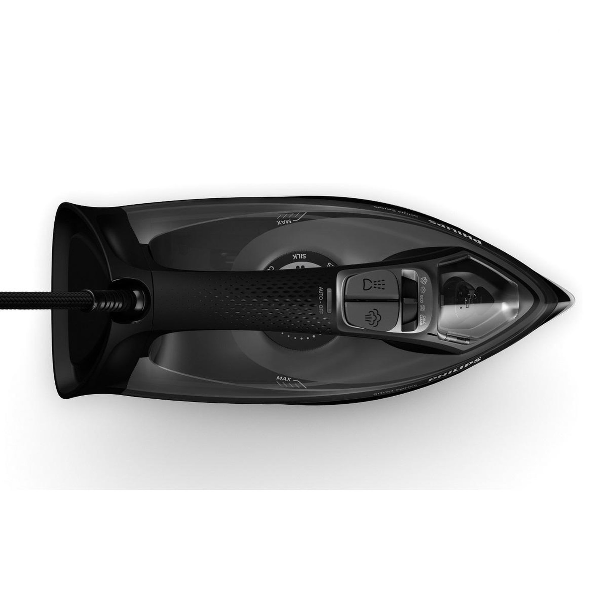 Voir la diapositive 2 : Philips Fer à repasser vapeur 2600w 45g/mn noir - dst5040/80