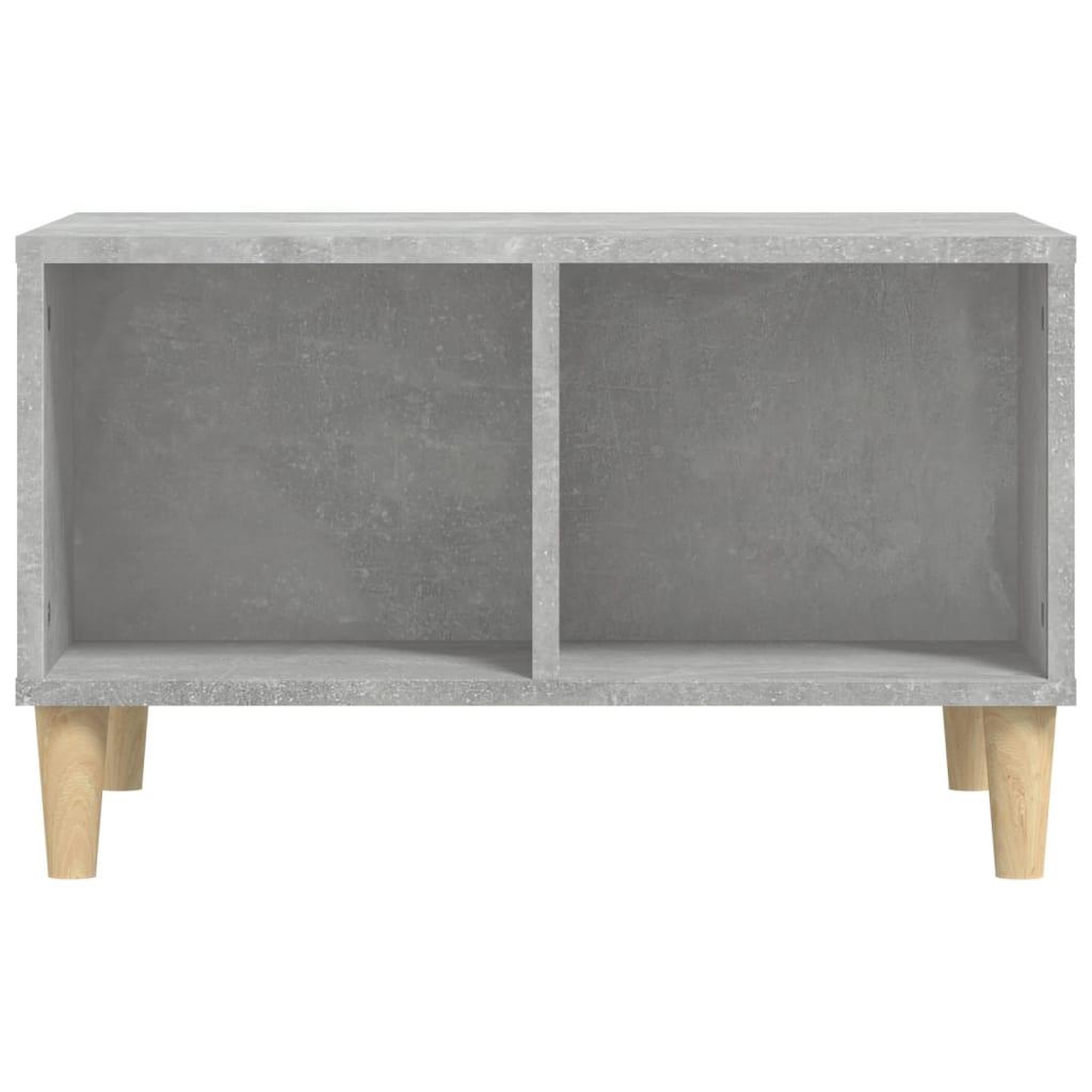 Voir la diapositive 5 : VIDAXL Table basse Gris beton 60x50x36,5 cm Bois d'ingenierie