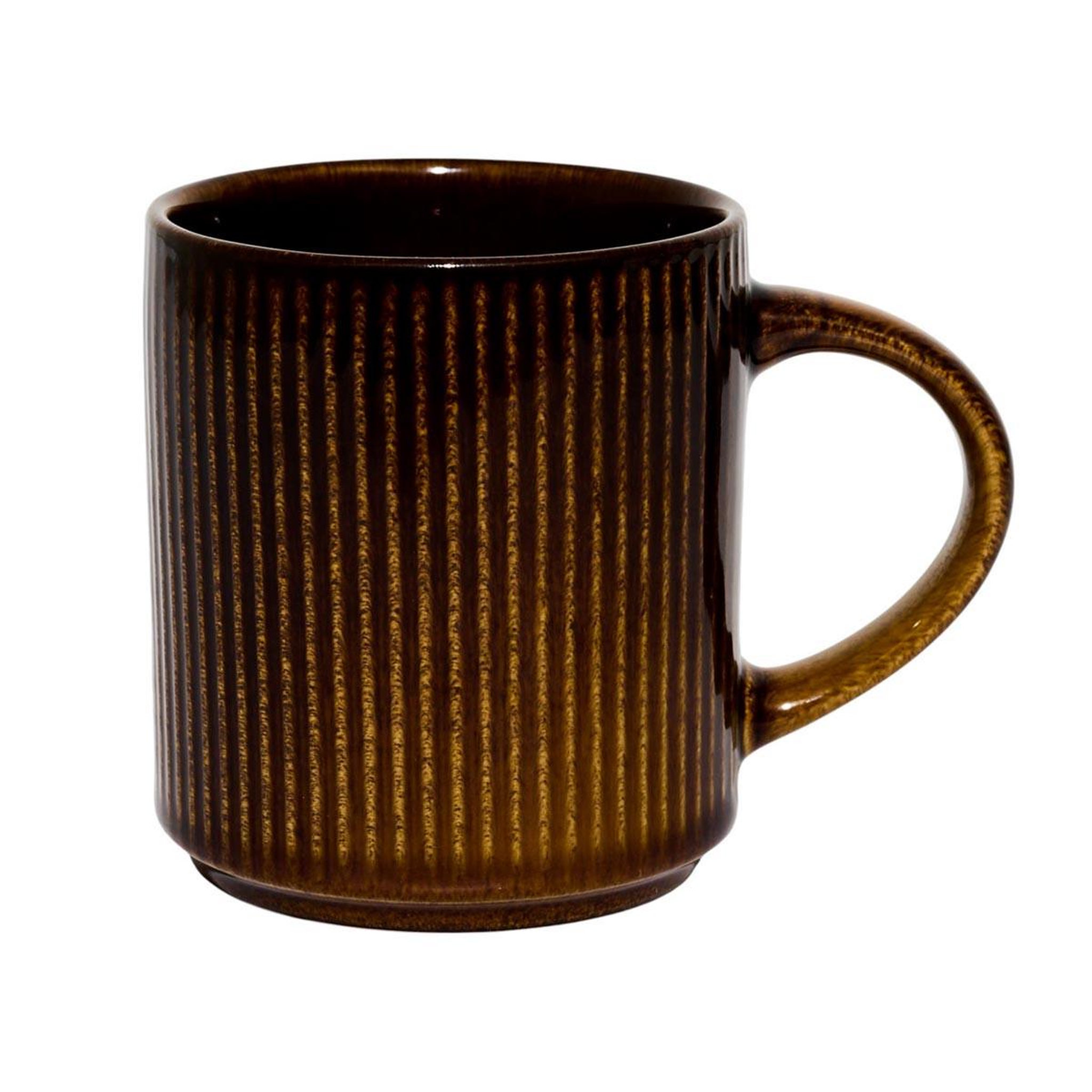 Voir la diapositive 2 : COOK CONCEPT Lot de 6 mugs design  ysia  30cl marron