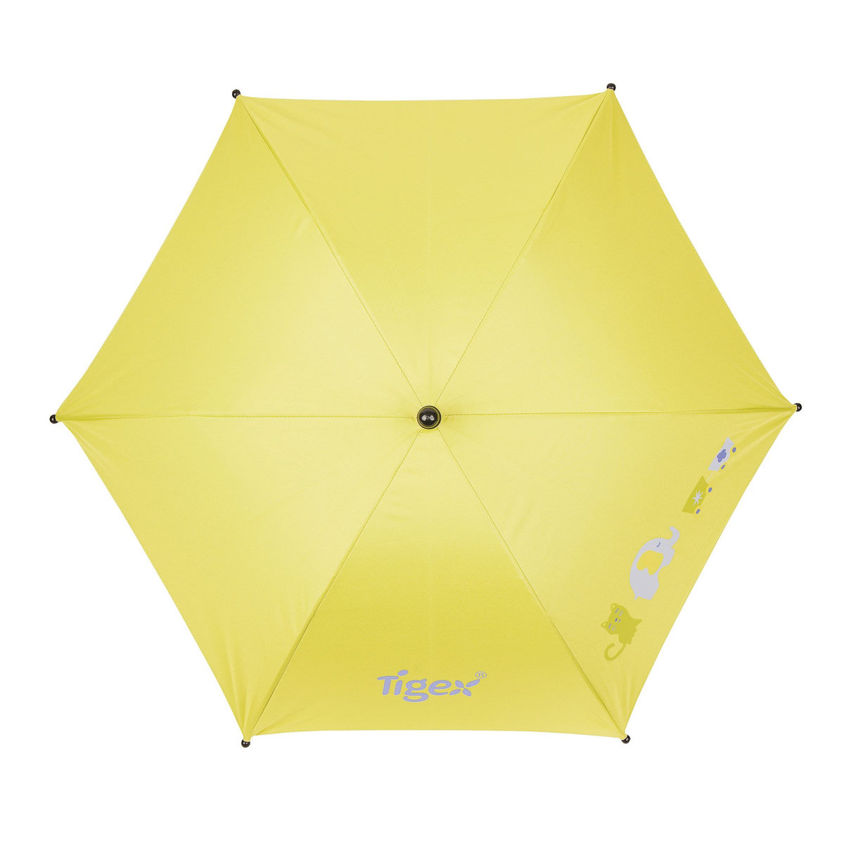 TIGEX Ombrelle anti-UV flexible jaune