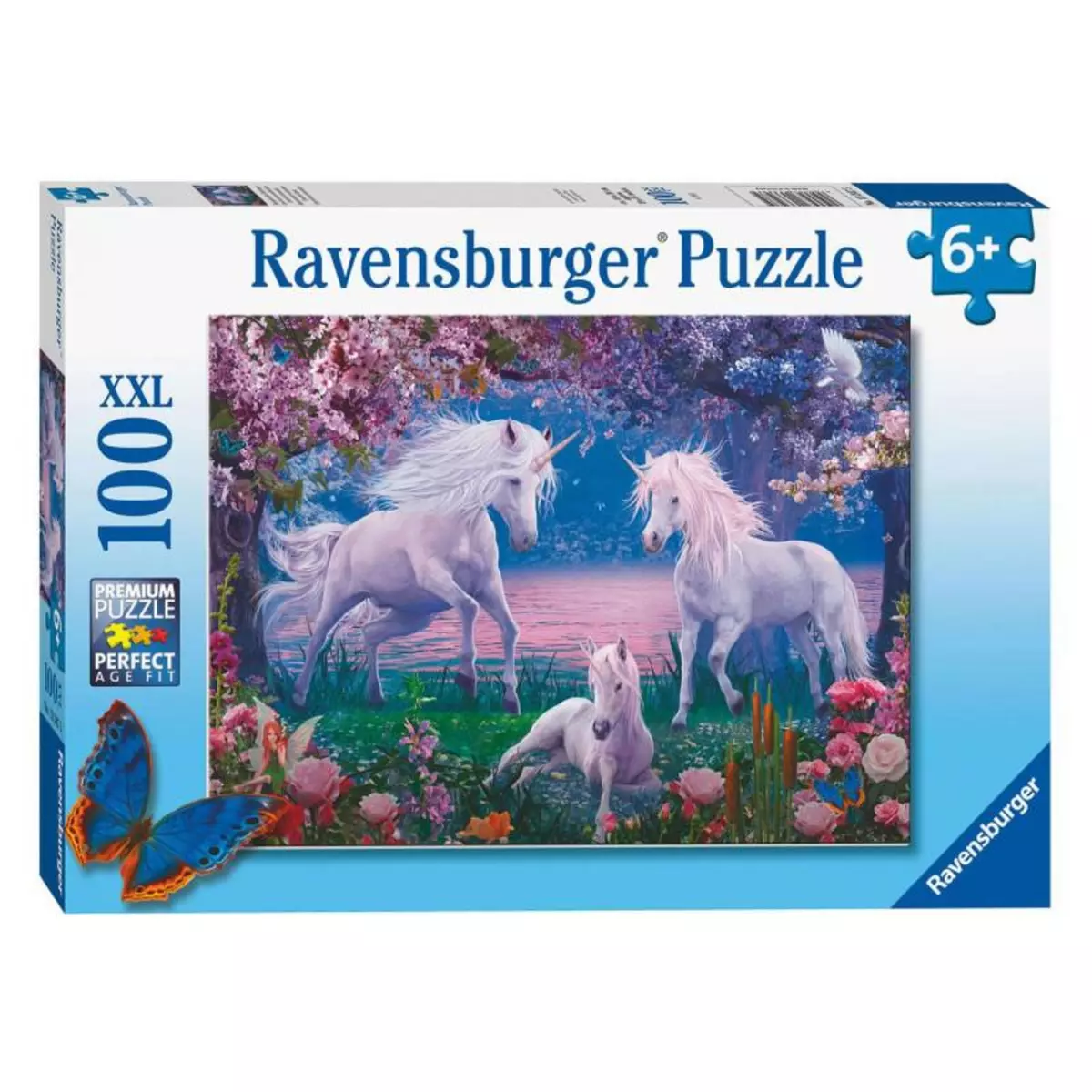 RAVENSBURGER Ravensburger Puzzle Enchanted Unicorns, 100pcs. XXL 133475