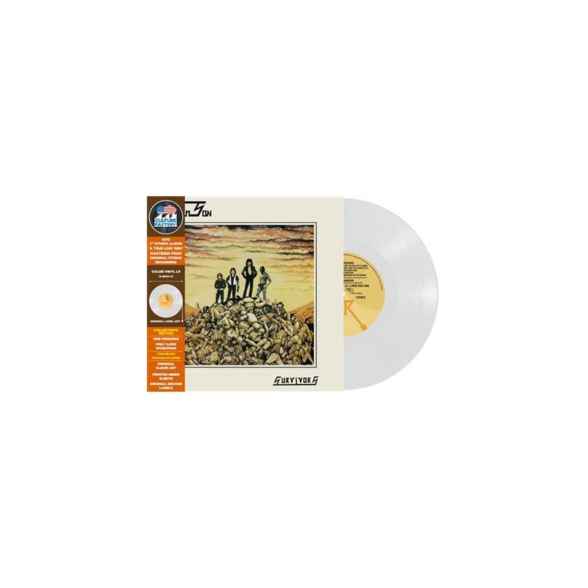 Survivors Vinyle Blanc Cassé