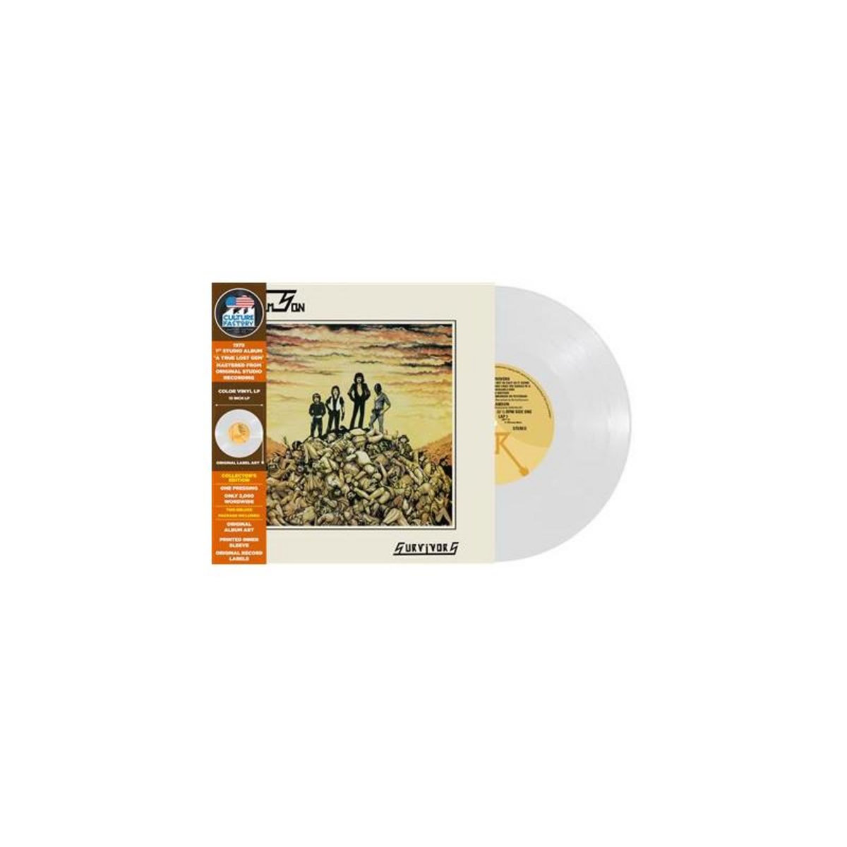 Survivors Vinyle Blanc Cassé