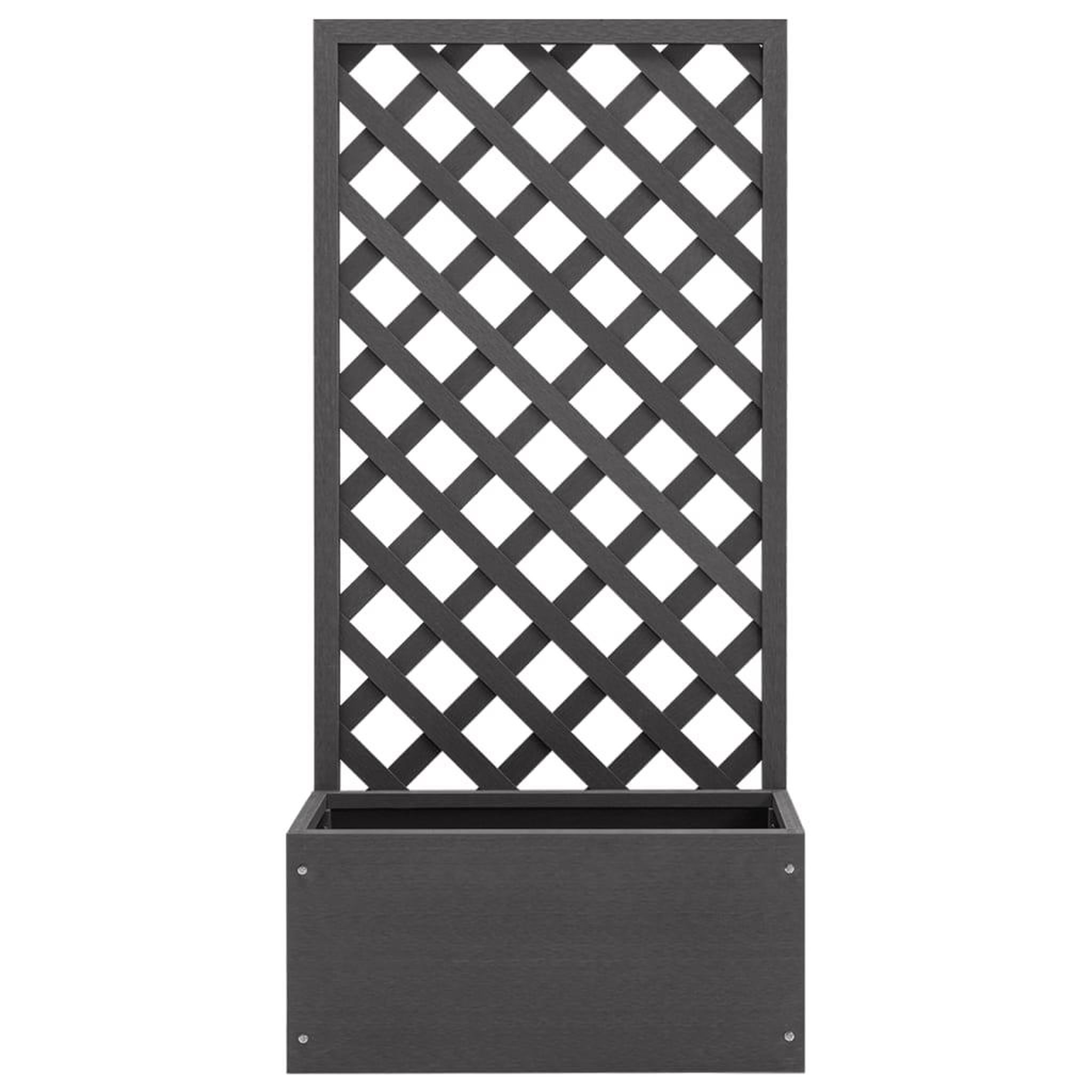 Voir la diapositive 2 : VIDAXL Jardiniere en treillis 65x30x135 cm WPC