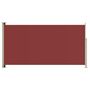 Voir la diapositive 2 : VIDAXL Auvent lateral retractable de patio 160x300 cm Rouge