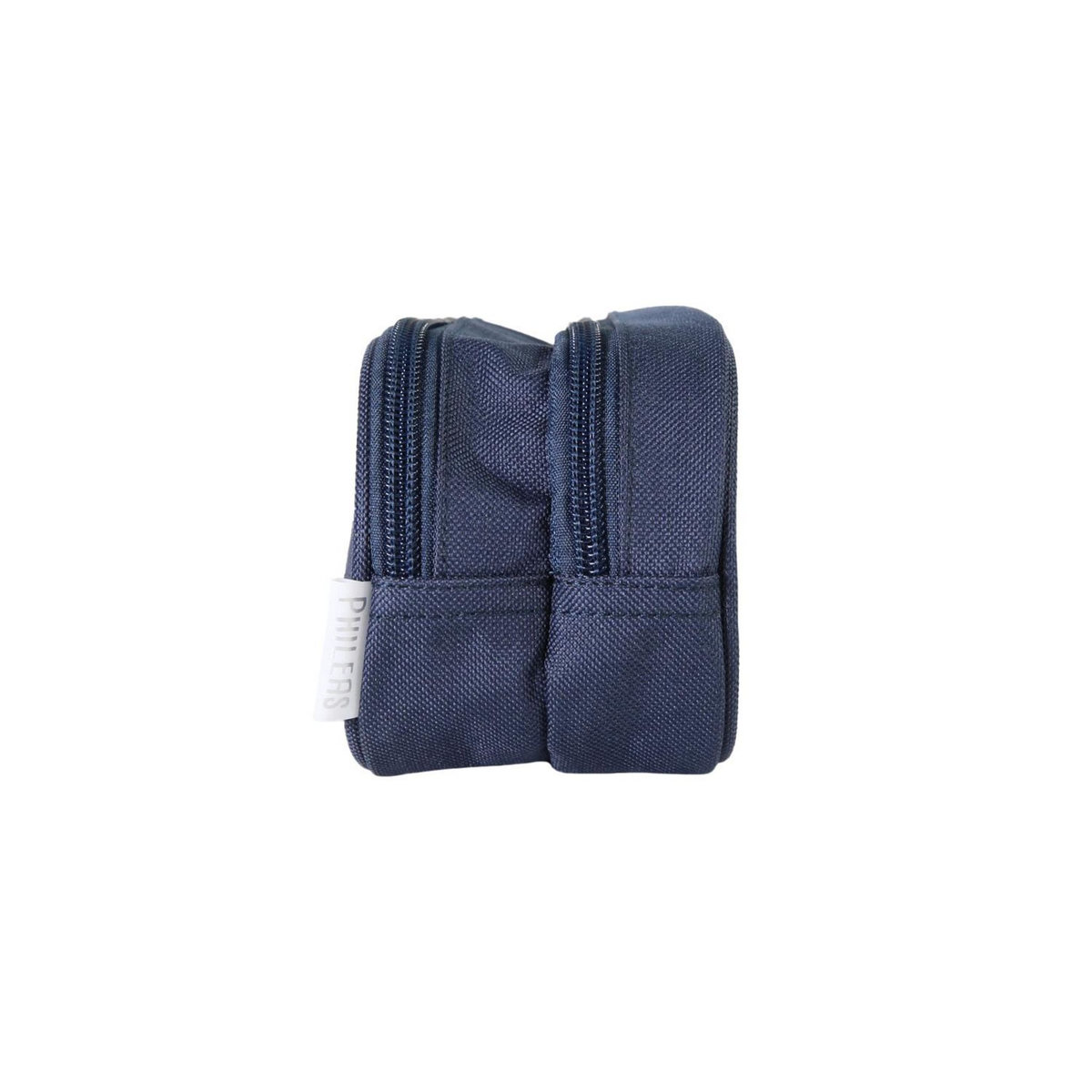 Bagtrotter Bagtrotter - Phileas  - Trousse Scolaire Rectangulaire - Marine - 2 Compartiments Zippés - 23x7x10cm - Matière Polyester - Accessoire et Papeterie Scolaire