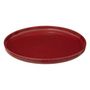 Voir la diapositive 2 : SECRET DE GOURMET Lot de 6 Assiettes Plates  Marie  26cm Rouge Grenat