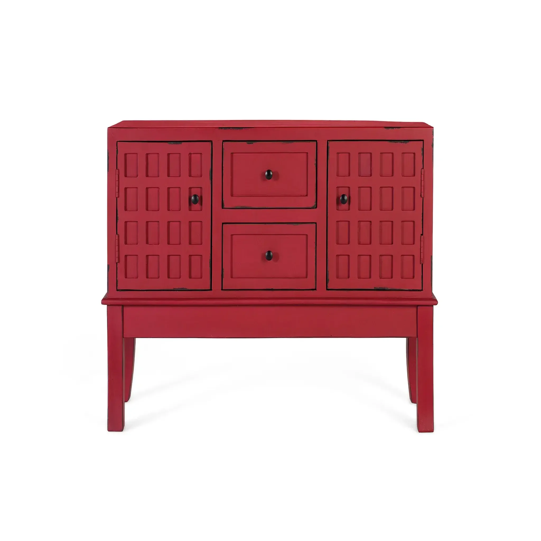 GINER Y COLOMER SL Console en bois de manguier 108 cm style contemporain oriental