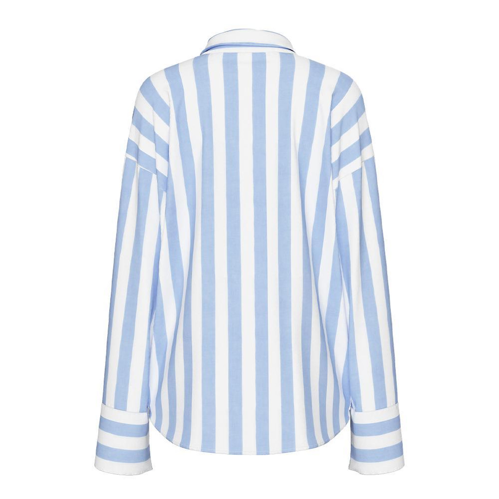 Voir la diapositive 2 : Pieces Chemise Rayures Bleu/Blanc Femme Pieces Liva